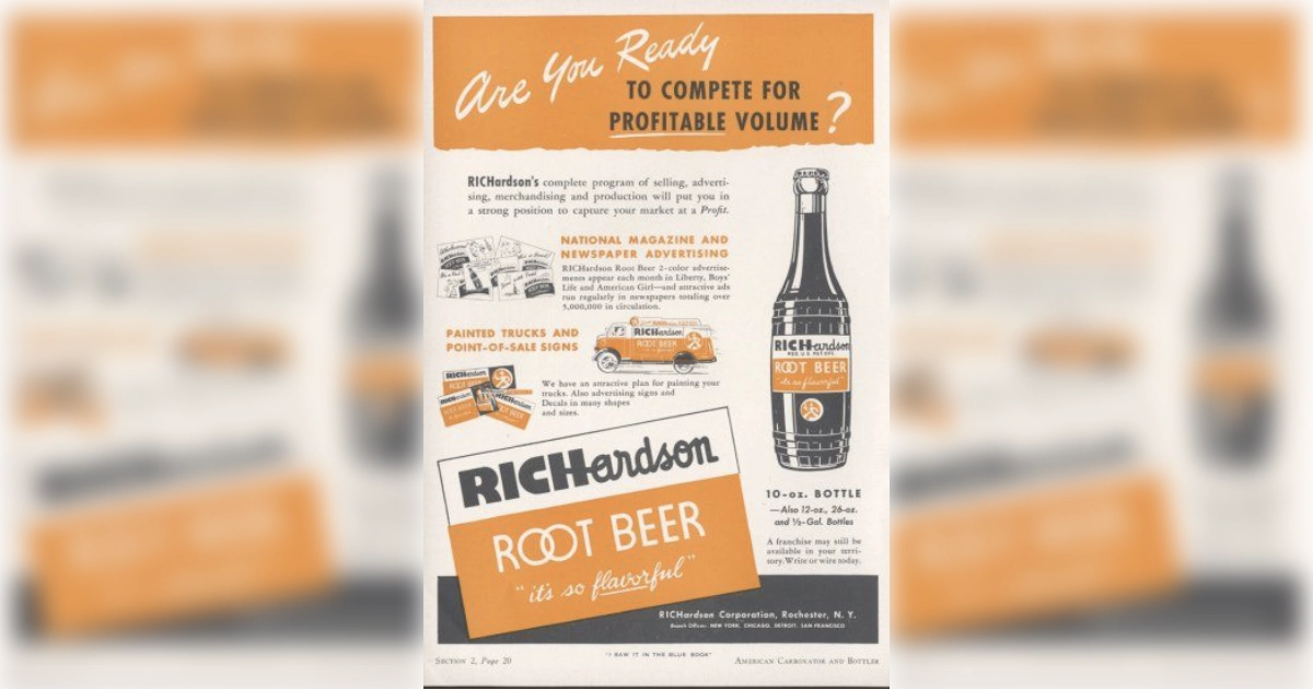 Richardson Corp. Richardson S Root Beer