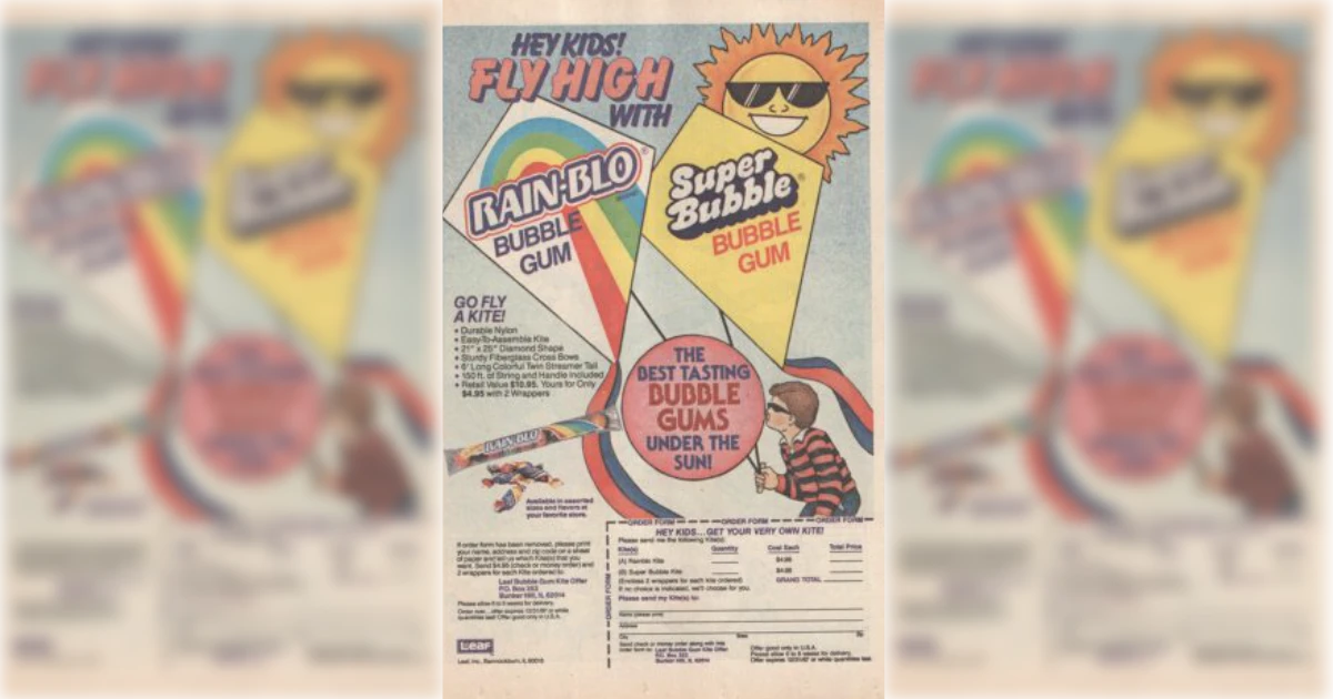 Ferrara Super Bubble Gum Ad
