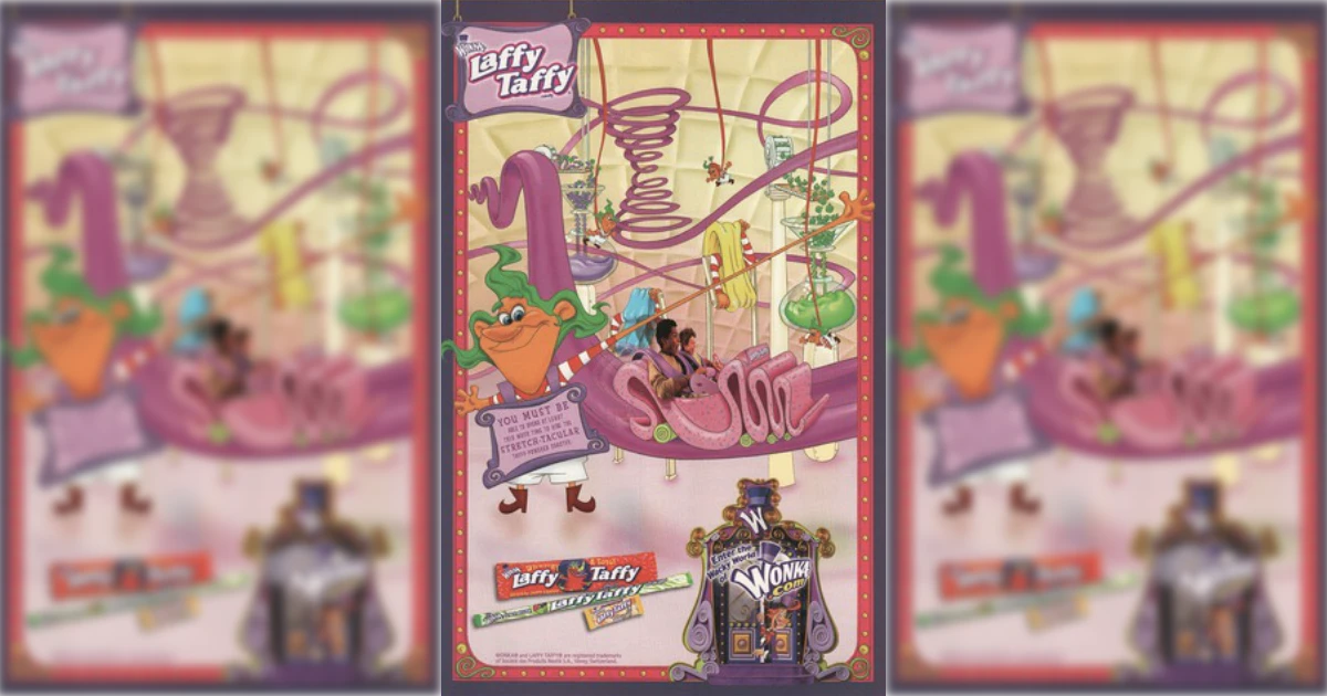 Wonka Laffy Taffy Willy Wonka Ad