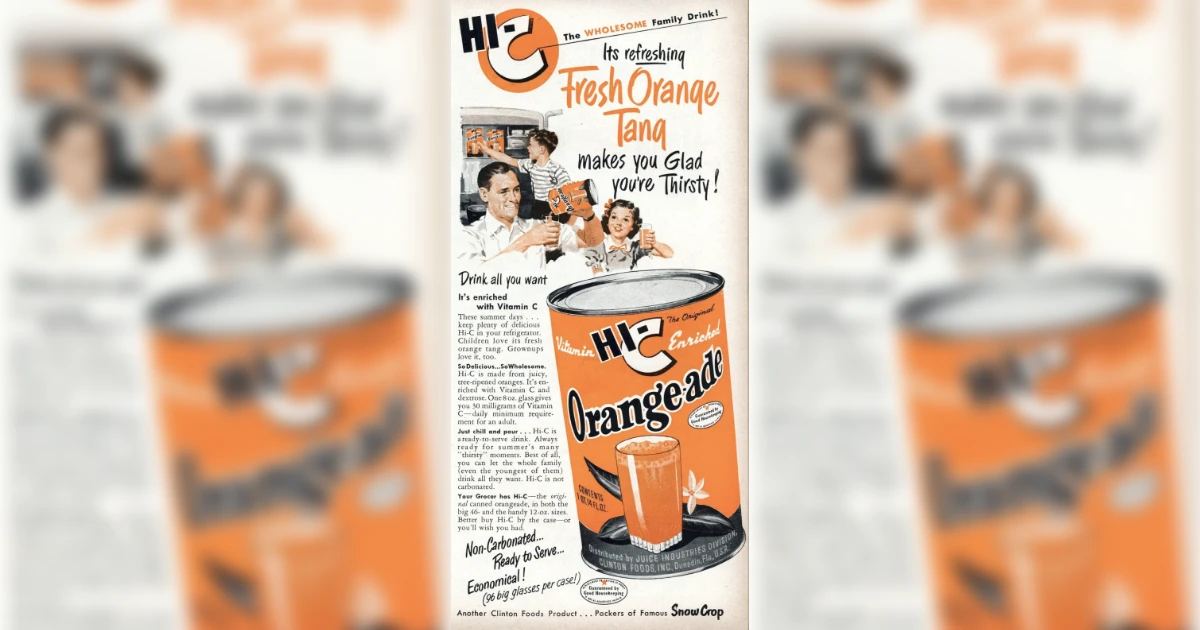 The Coca-Cola Company Hi C Original Orange