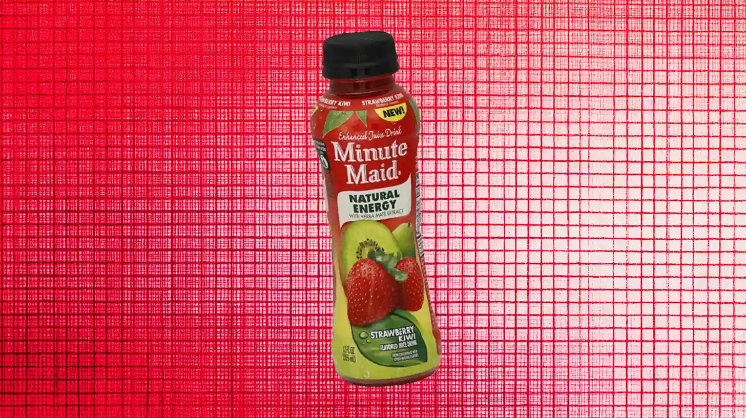 The Coca-Cola Company Minute Maid Natural Energy strawberry kiwi enhanced juice drink bottle