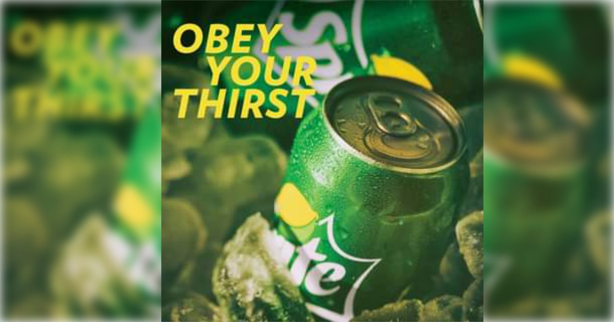 The Coca-Cola Company Sprite Obey Your Thrist Ad