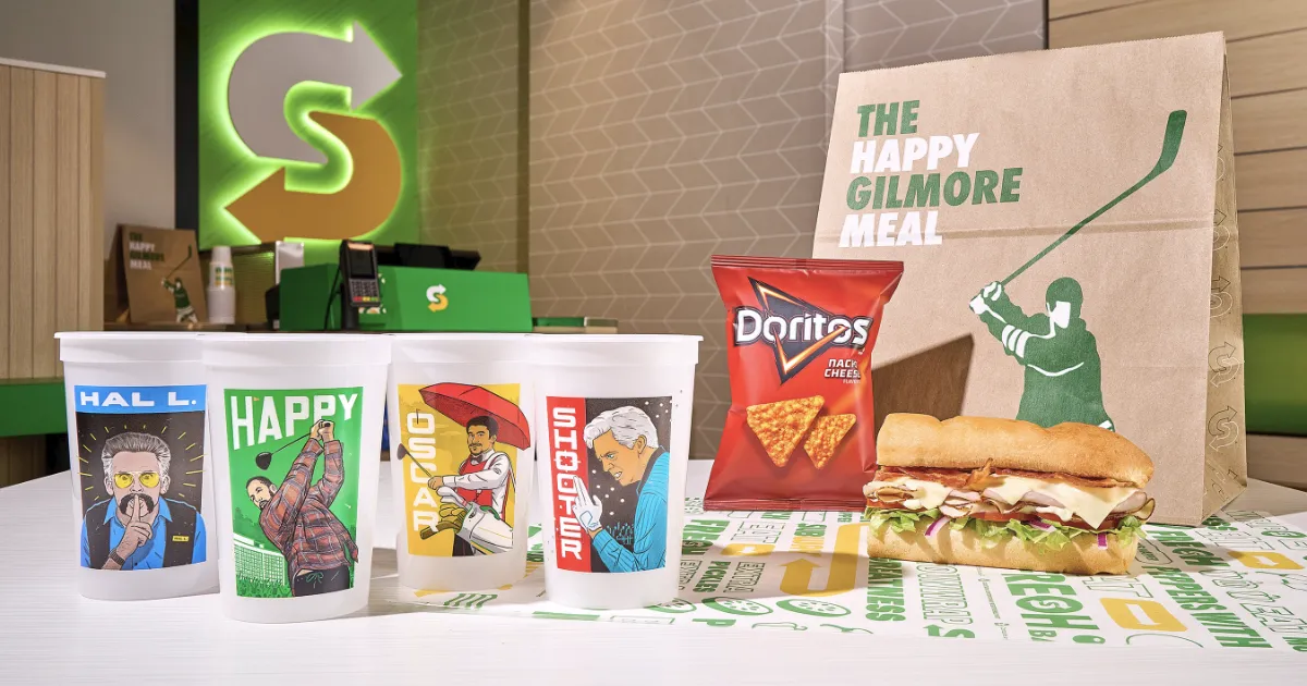 Subway The Happy Gilmore Meal