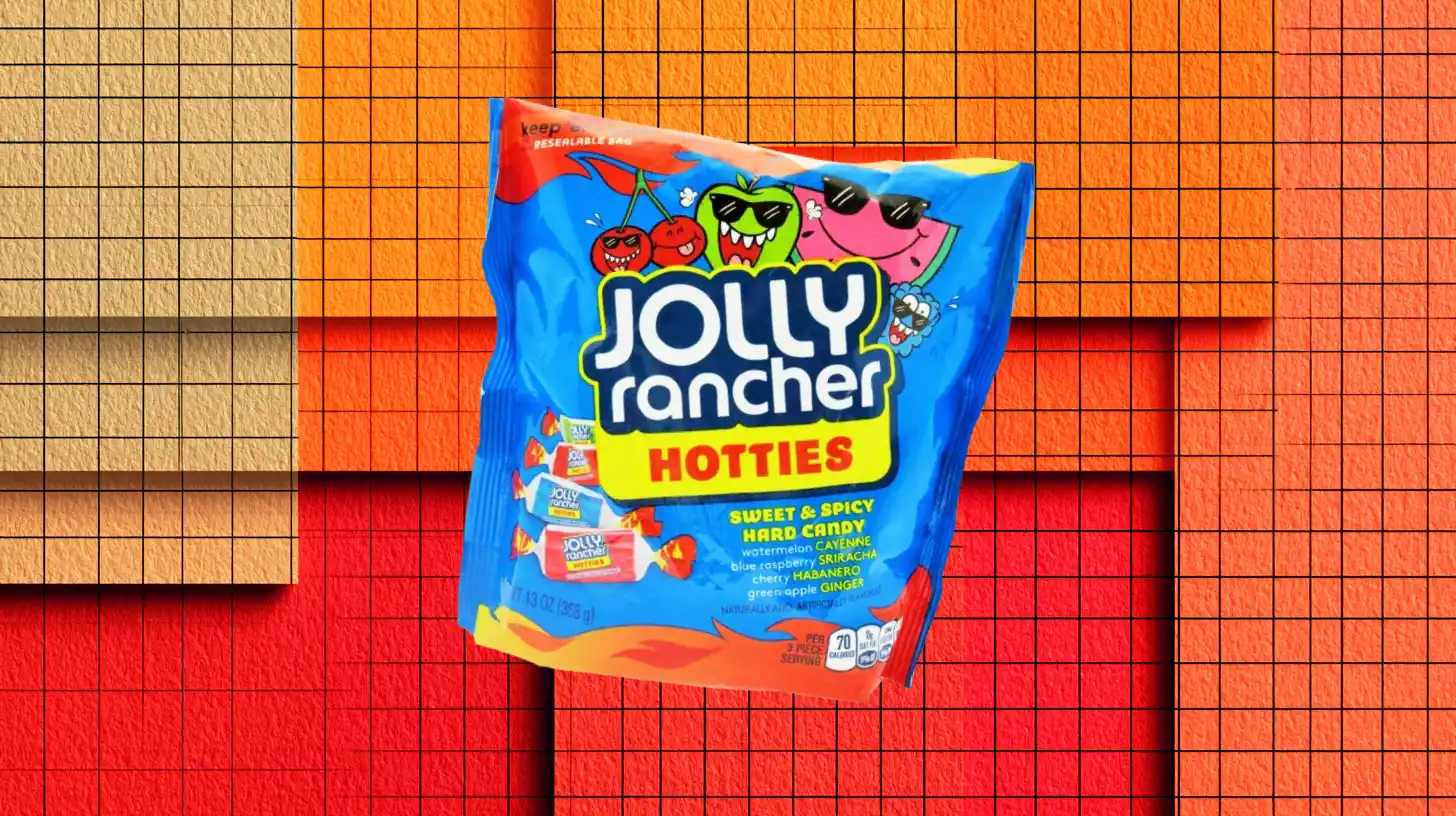 The Hershey Company Jolly Rancher Hotties sweet and spicy hard candy bag