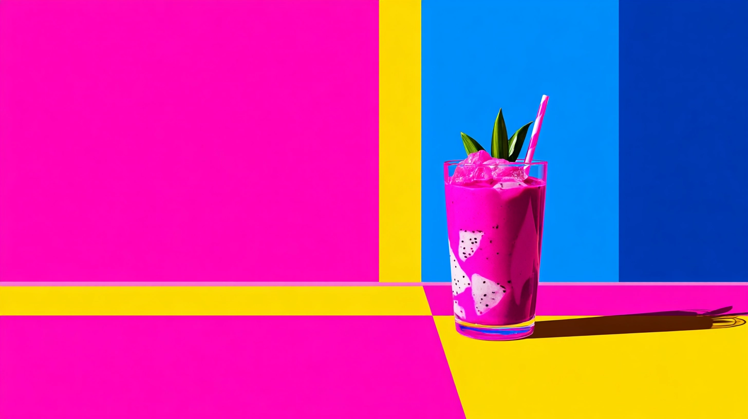 © History Oasis Dragon Fruit Smoothie