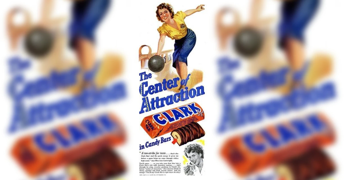 Clark Bar Clark Bar Vintage Ad