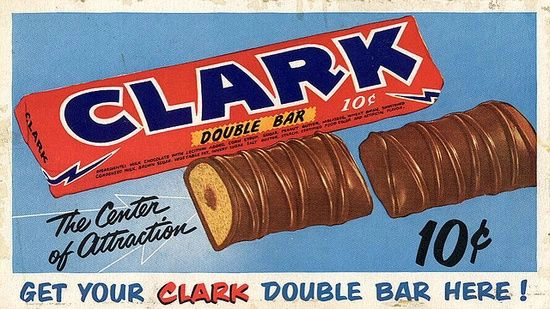 D.L. Clark Company Clark Bar 10cents Ad