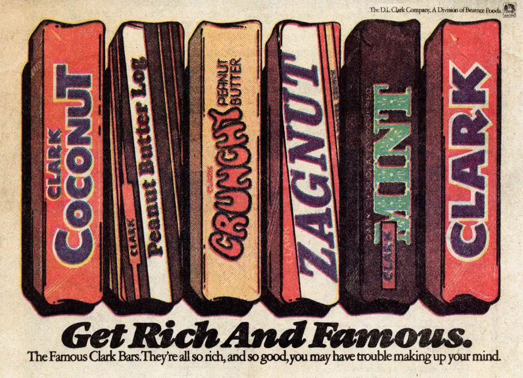 Beatrice Foods Clark Bar Ad By Beatrice Foods