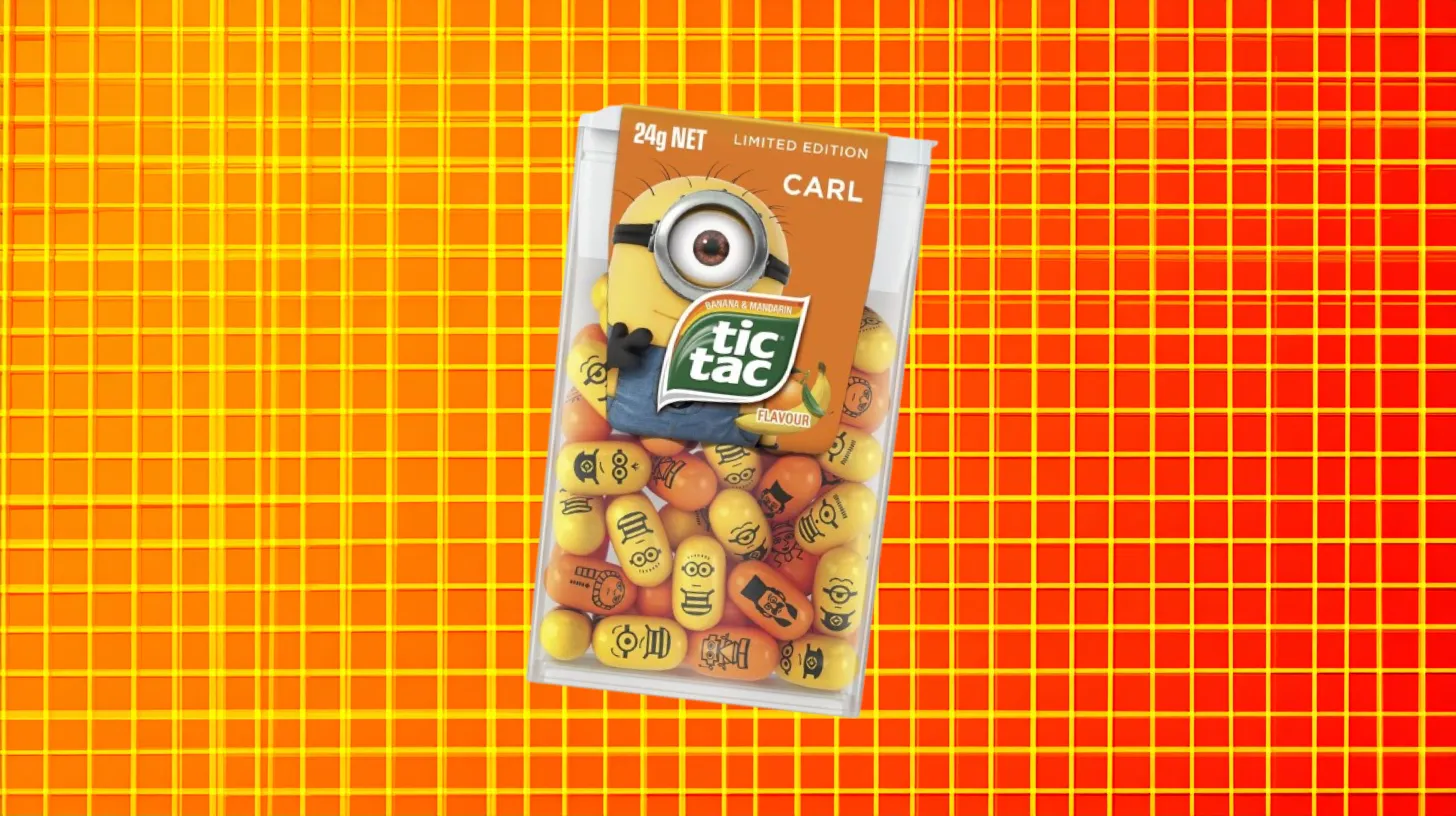 Ferrero Tic Tac Minions limited edition Banana and Mandarin pack