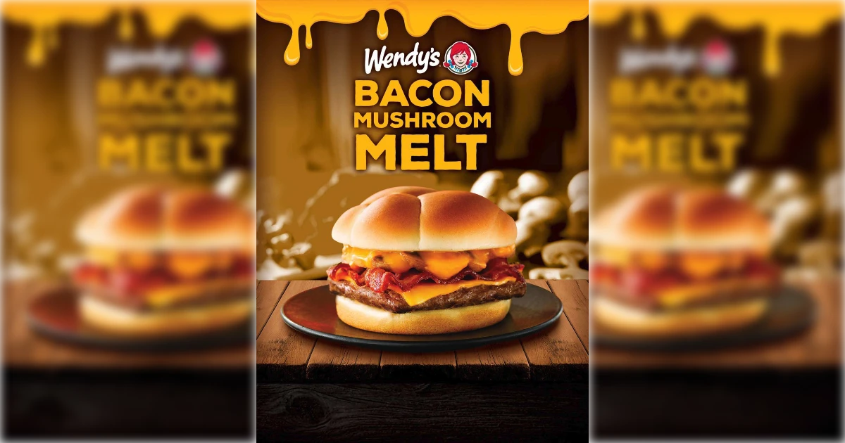 Wendy's Bacon Mushroom Melt