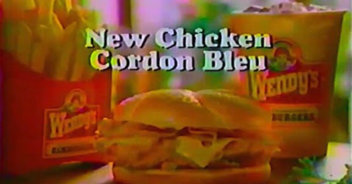 Wendy's Chicken Cordon Bleu