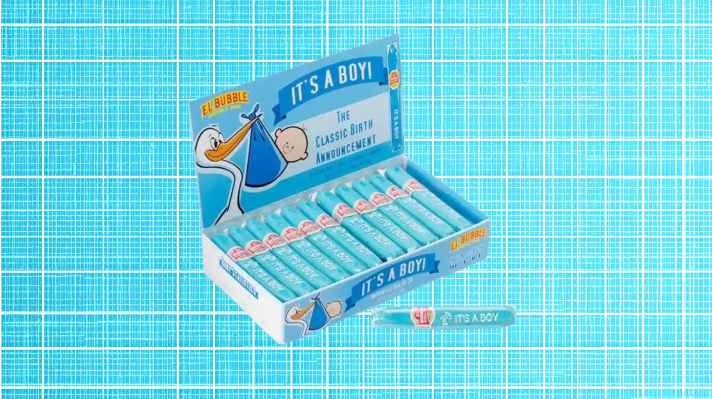 El Bubble El Bubble It's a Boy bubble gum cigars in display box