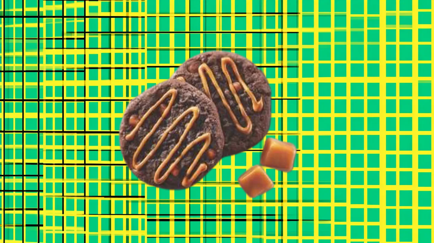 Subway Caramel Brownie Cookie