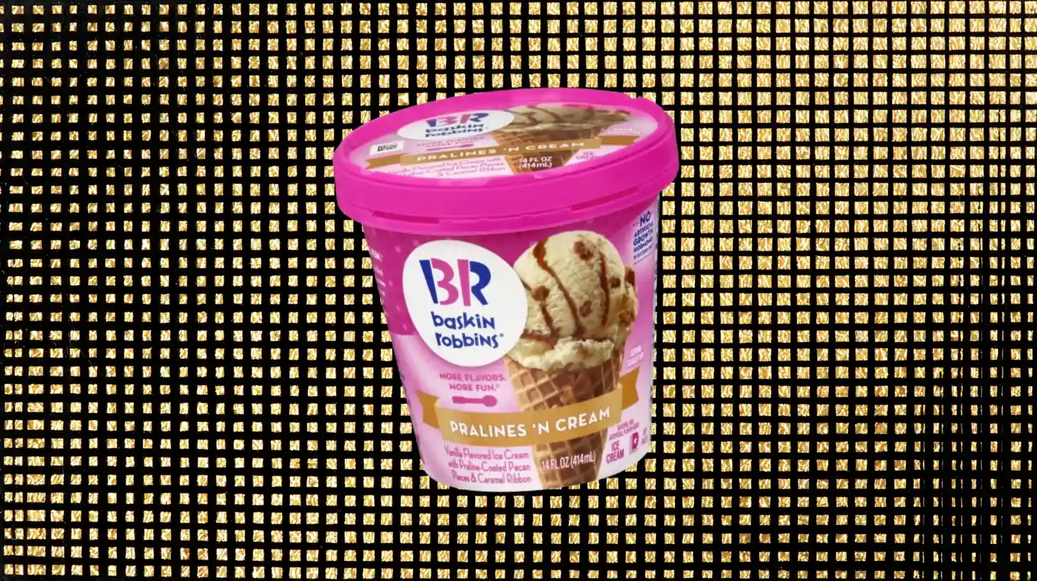 Baskin-Robbins Caramel Praline Cheesecake