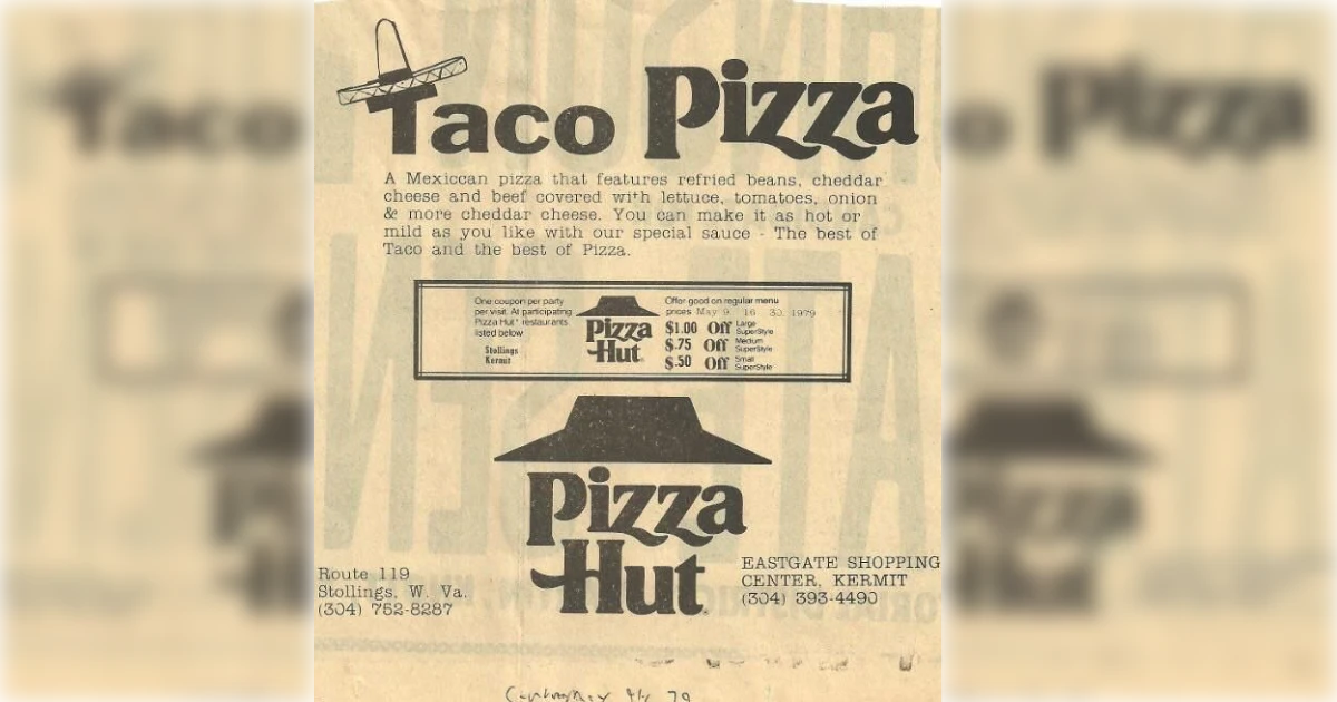 Pizza Hut Fiesta Taco Pizza