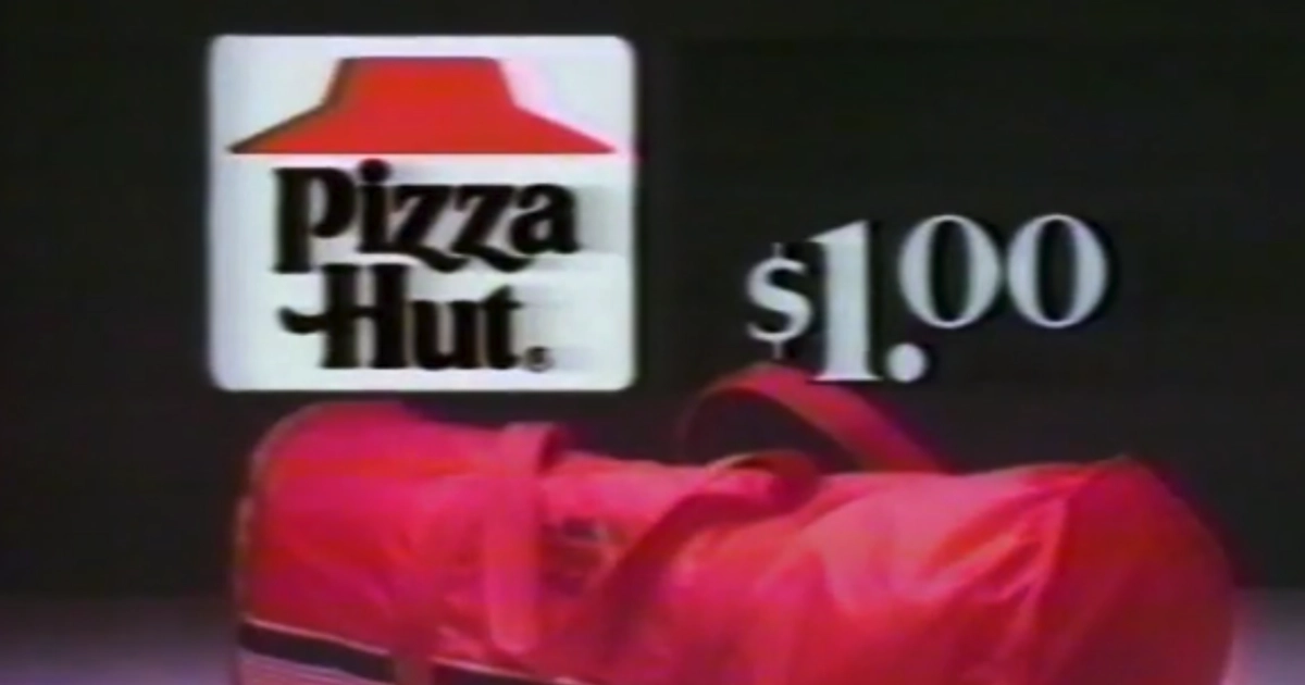 Pizza Hut Pizza Hut Bag Bag red duffel bag offered for one dollar