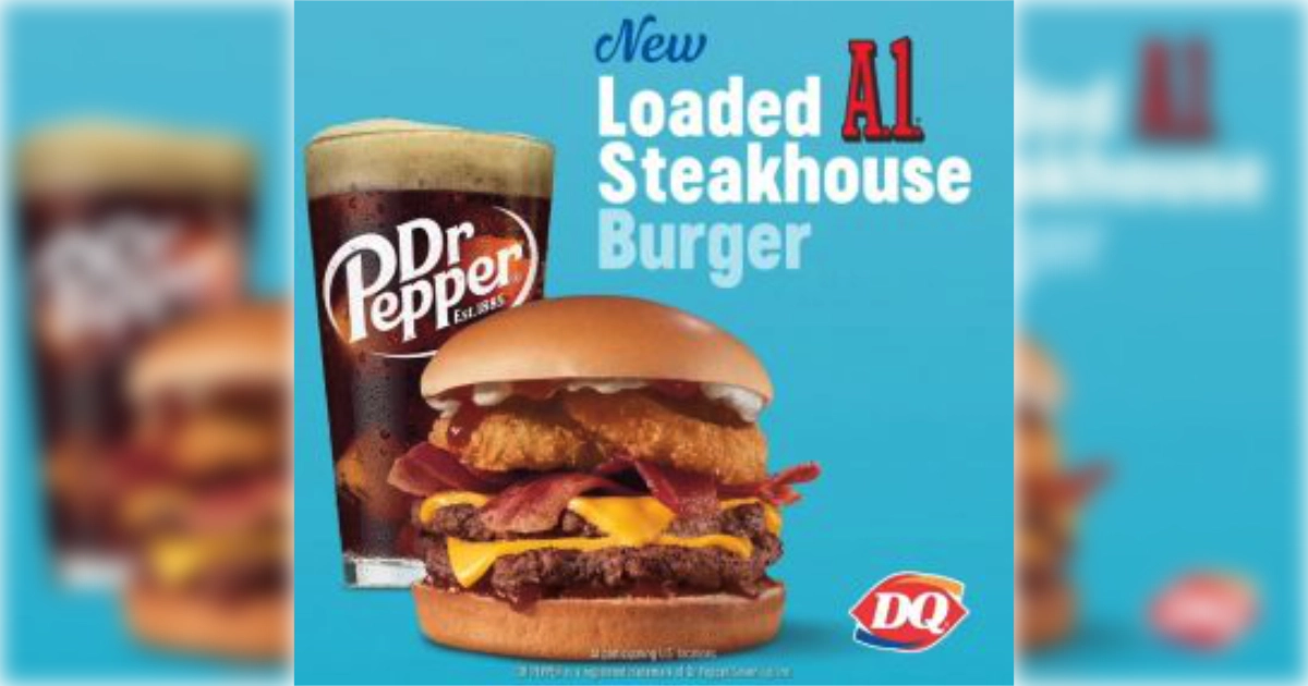 Dairy Queen Loaded A1 Steakhouse Burger