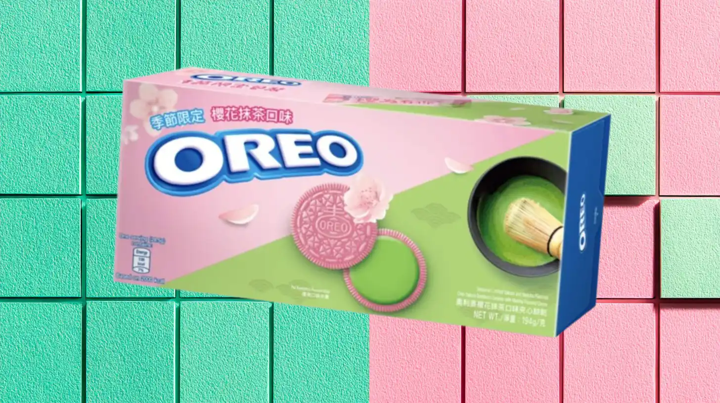 Nabisco Sakura Matcha Oreo