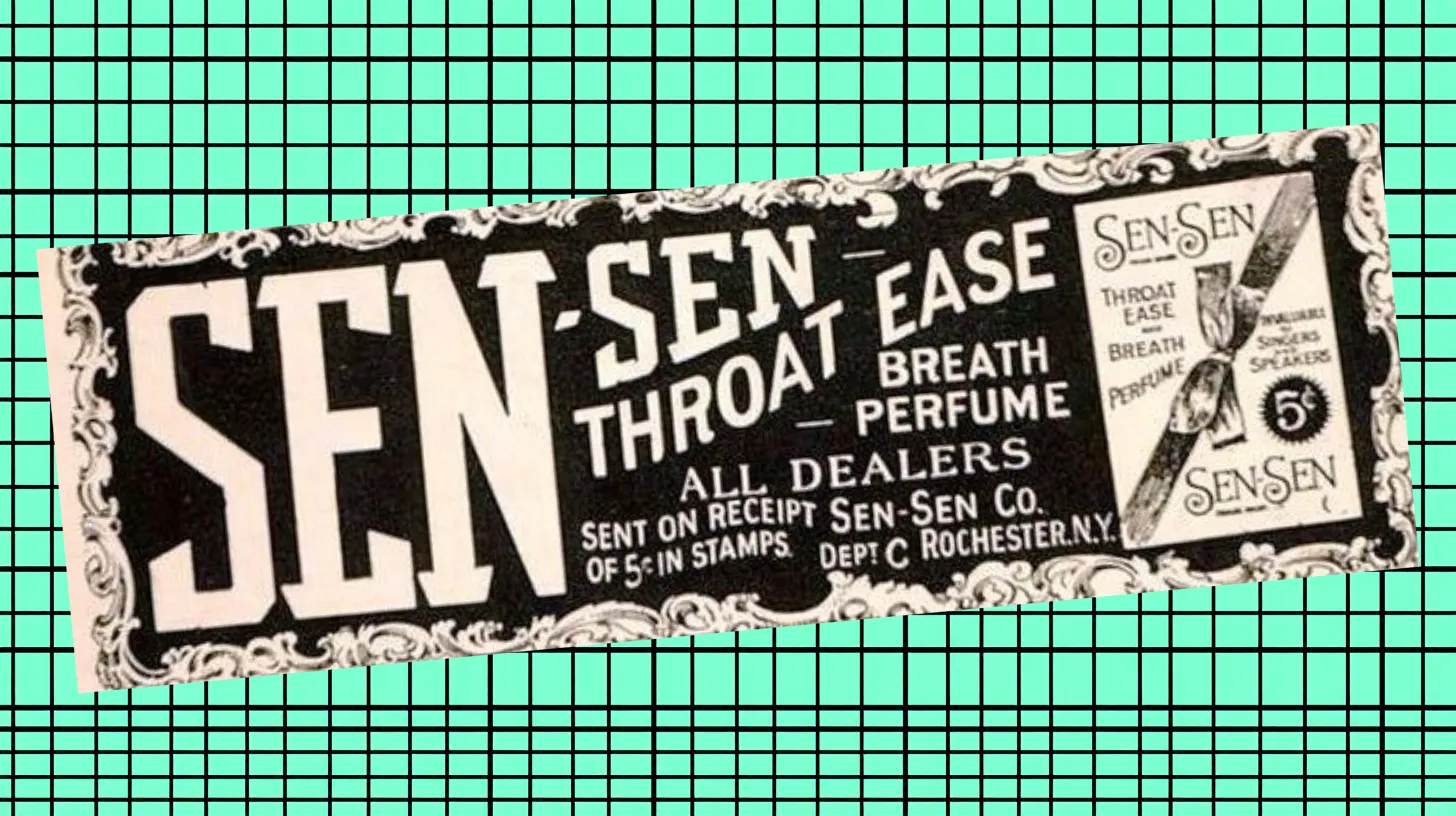 Sen Sen Vintage Ad