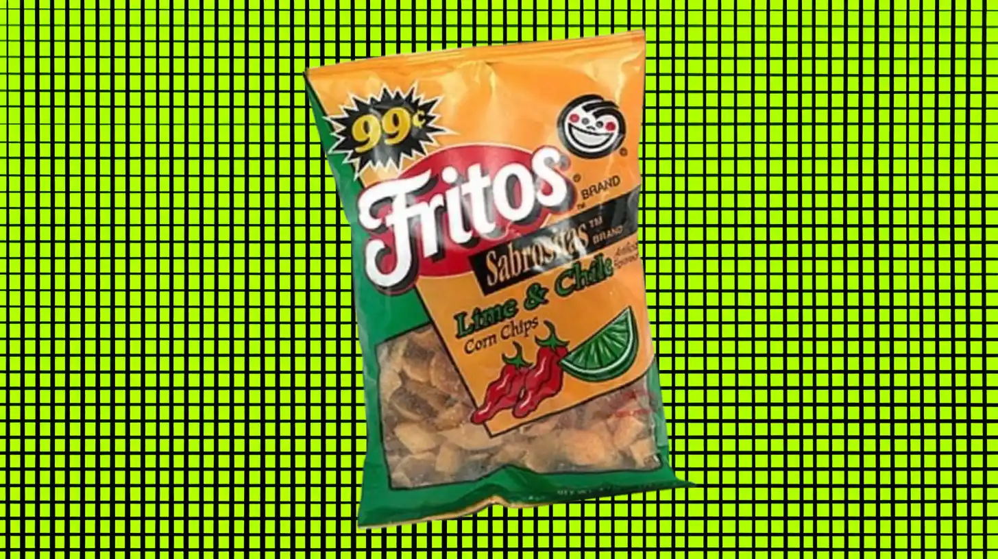 Fritos Sabrositas Lime and Chile corn chips bag