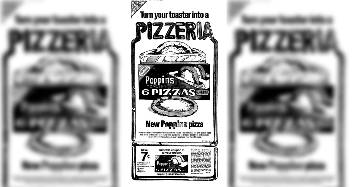 Nabisco Poppins Toaster Pizzas