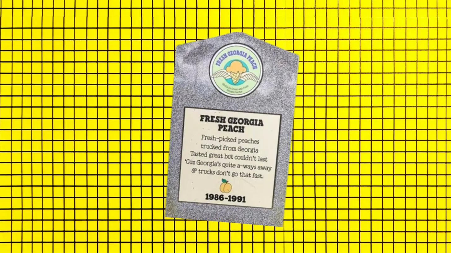 Ben & Jerry's Georgia Peach