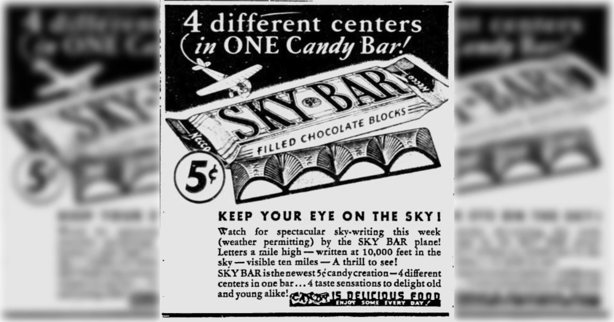 Sky Bar Vintage Ad