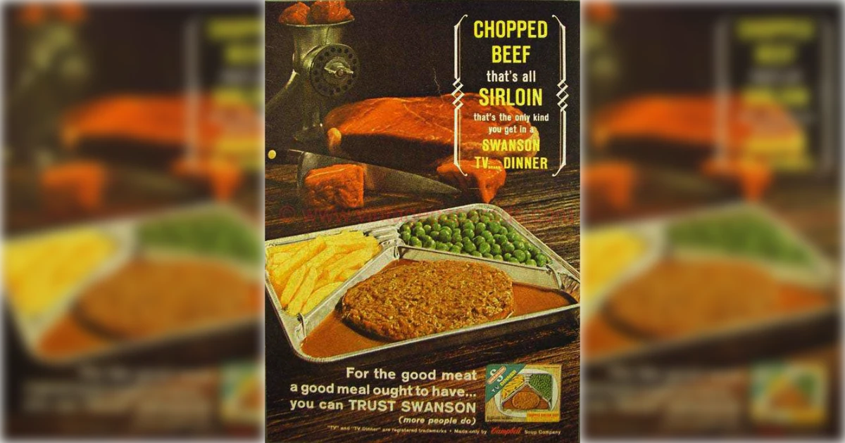 SWANSON CHOPPED SIRLOIN BEEF DINNER