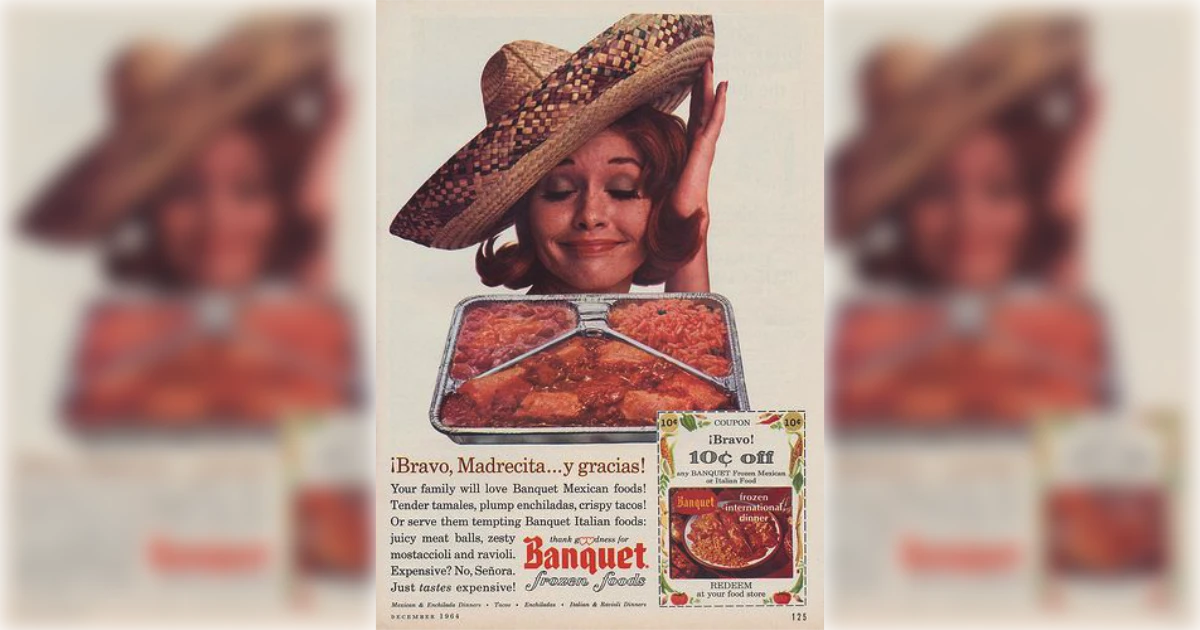 Original Banquet TV Dinners In Aluminum Trays