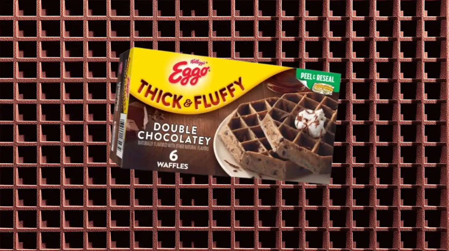 Eggo Thick Fluffy Double Chocolatey Waffles