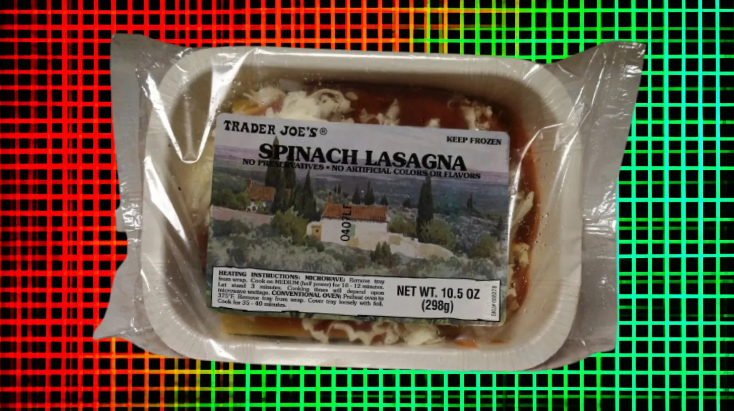 Frozen Spinach Lasagna