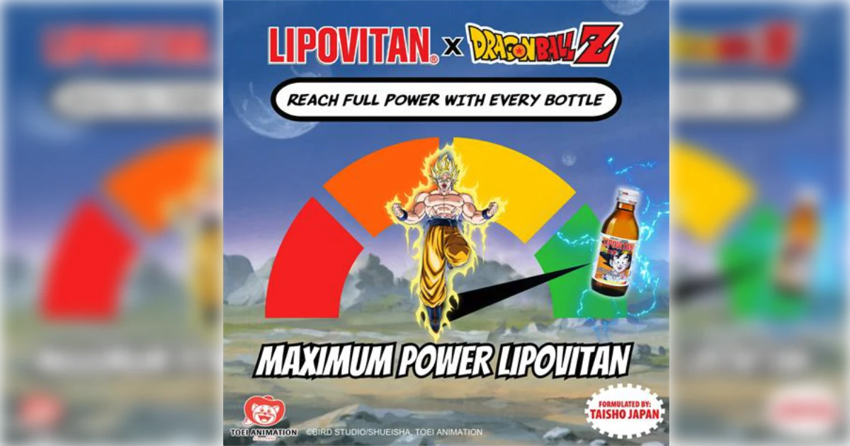 Taisho Pharmaceutical Co. Lipovitan Dragon Ball Z Ad