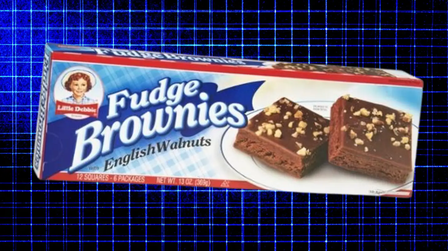 McKee Foods Little Debbie Fudge Brownies with English Walnuts box