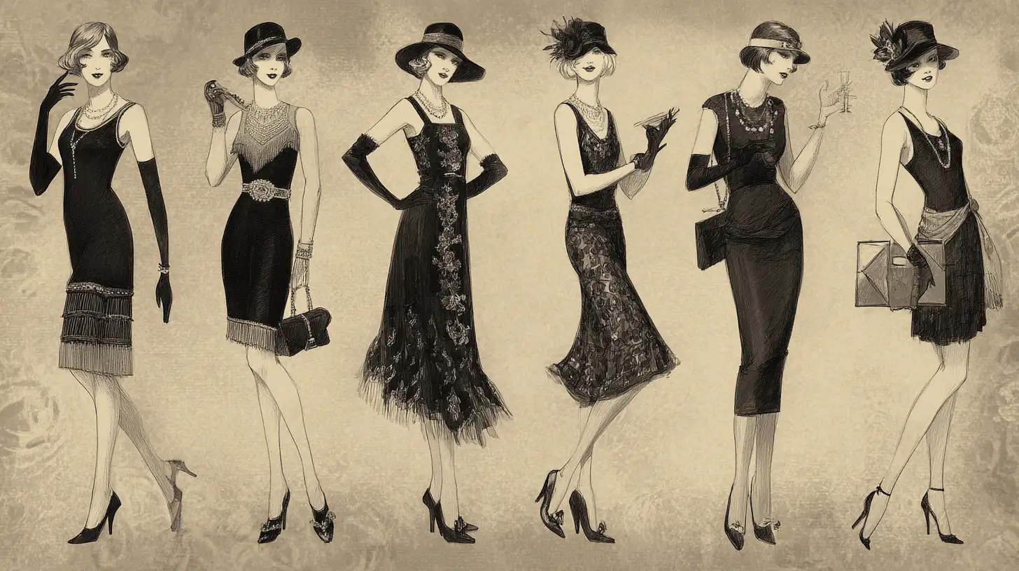 © History Oasis DROPPING HEMLINES TO THE KNEE SHOCKED SOCIETY