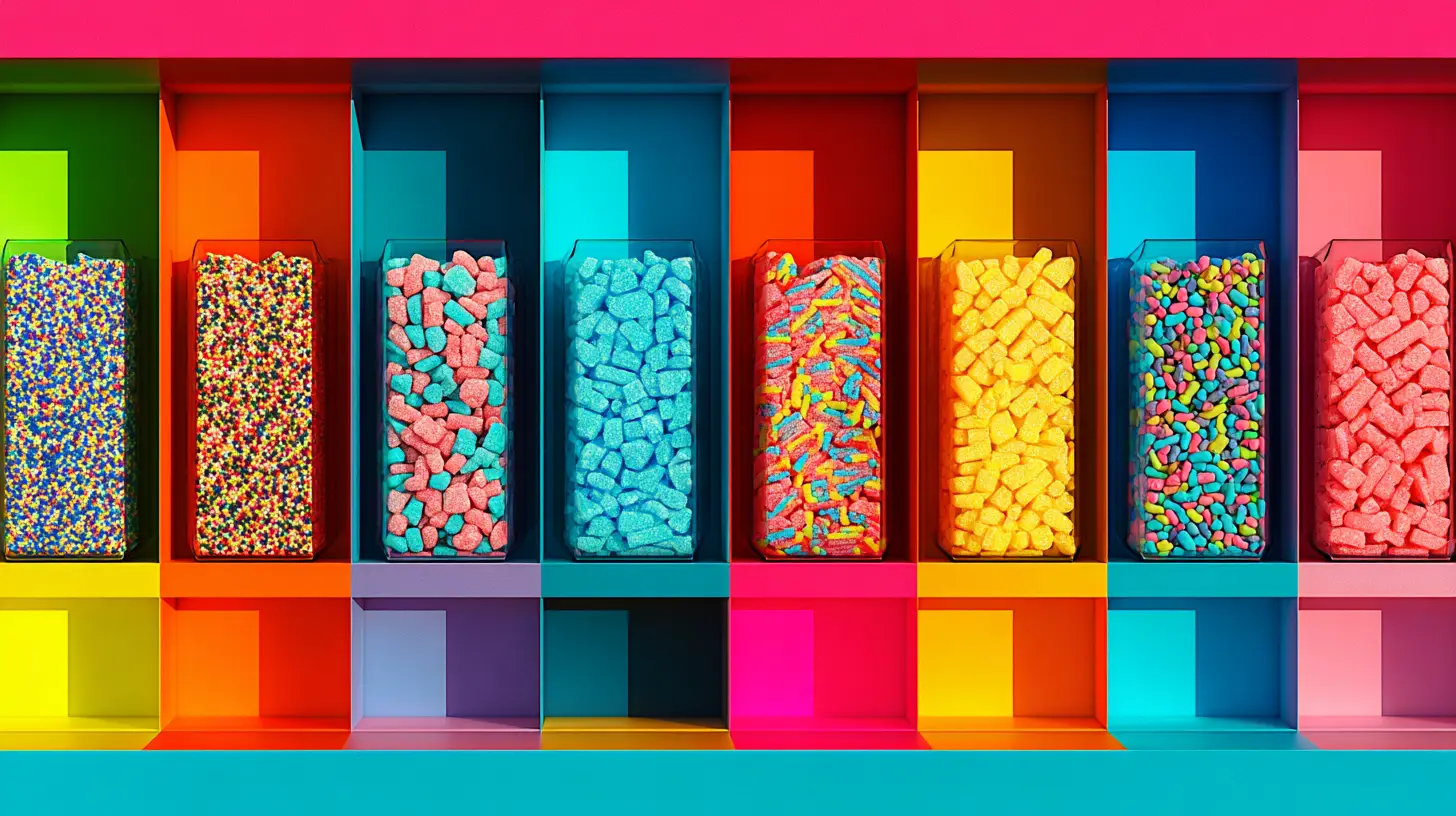 General Foods Popping Candy On A Shelf