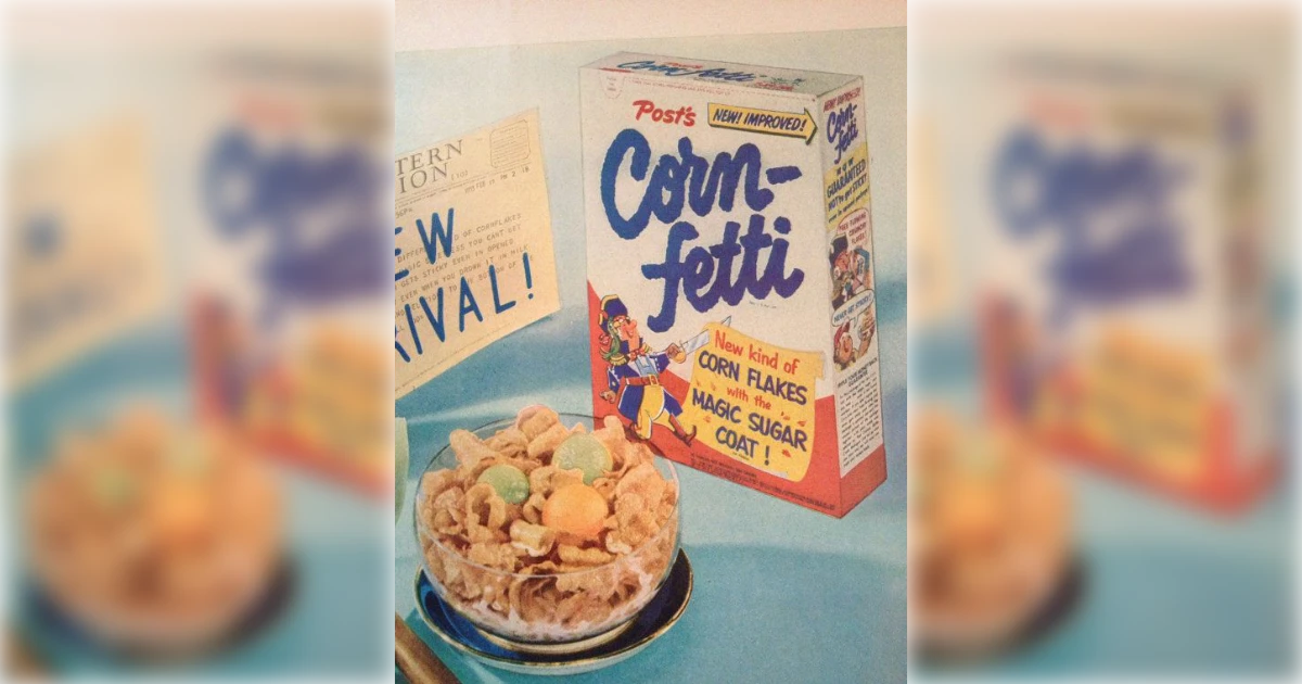 Post Corn Fetti Sugar Coated Corn Flakes
