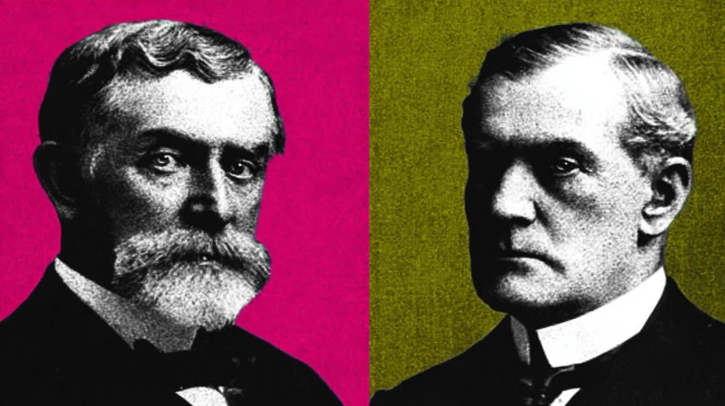 The Mayo brothers, who turned their father's practice into the Mayo Clinic © History Oasis Side-by-side pop art portraits of Dr. William James Mayo and Dr. Charles Horace Mayo, the Mayo brothers