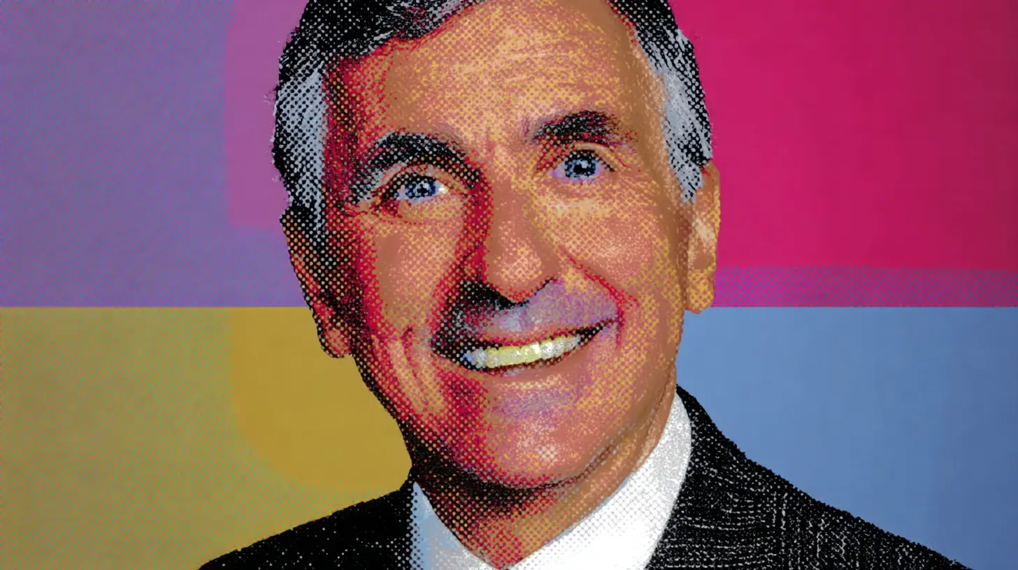 Dr. Denis Cortese, the pulmonologist who pushed value-based care © History Oasis Halftone pop art portrait of Dr. Denis Cortese, Mayo Clinic president and CEO from 2003 to 2009, smiling