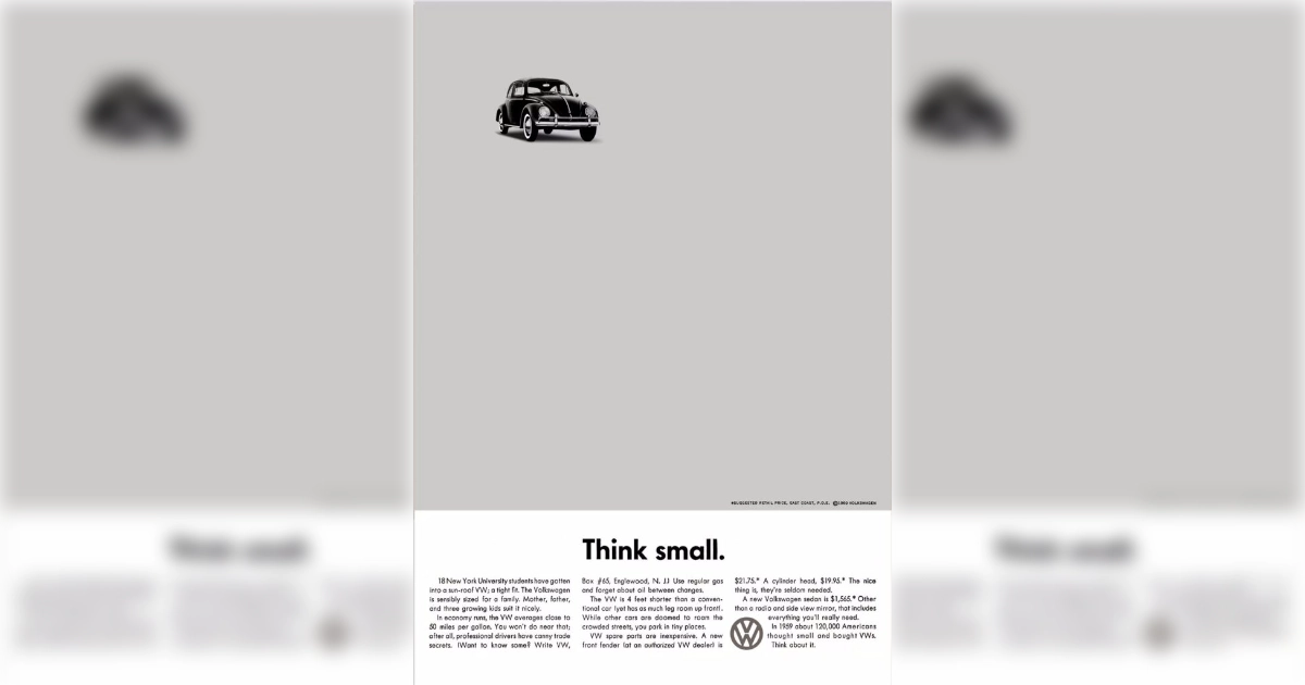 Volkswagen Think Small
