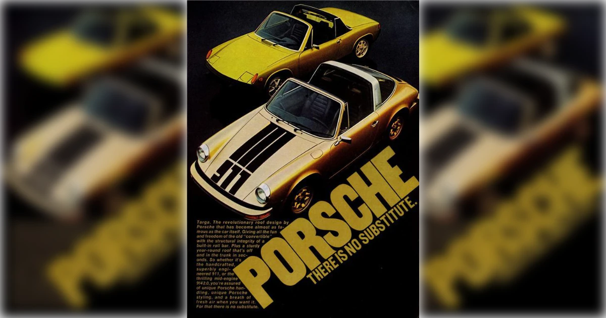 Porsche There Is No Substitute Porsche
