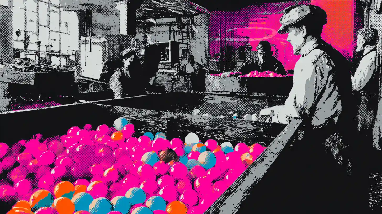 © History Oasis Mass Production Of Marbles