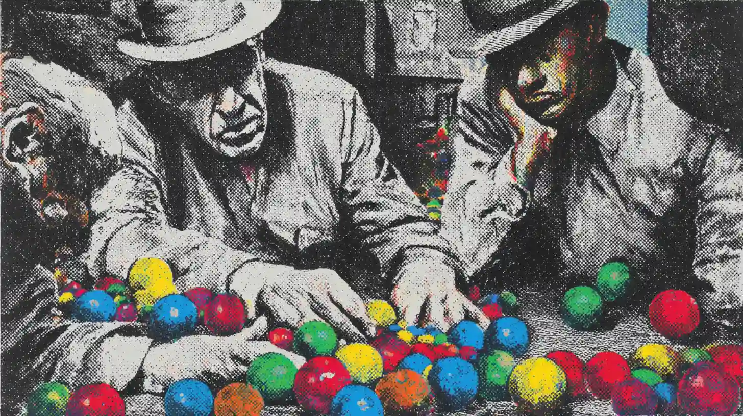 © History Oasis Marbles Great Depression