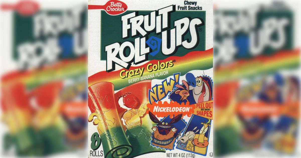 Betty Crocker Nickelodeon Crazy Colors Fruit Roll Ups