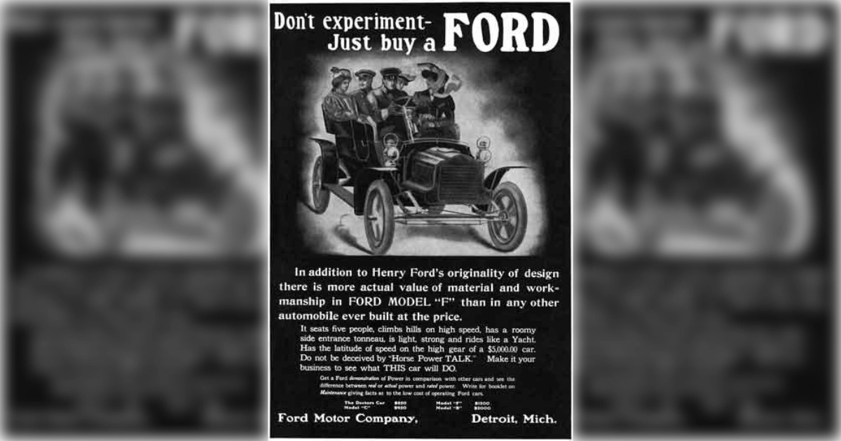 Don T Experiment Just Buy A Ford