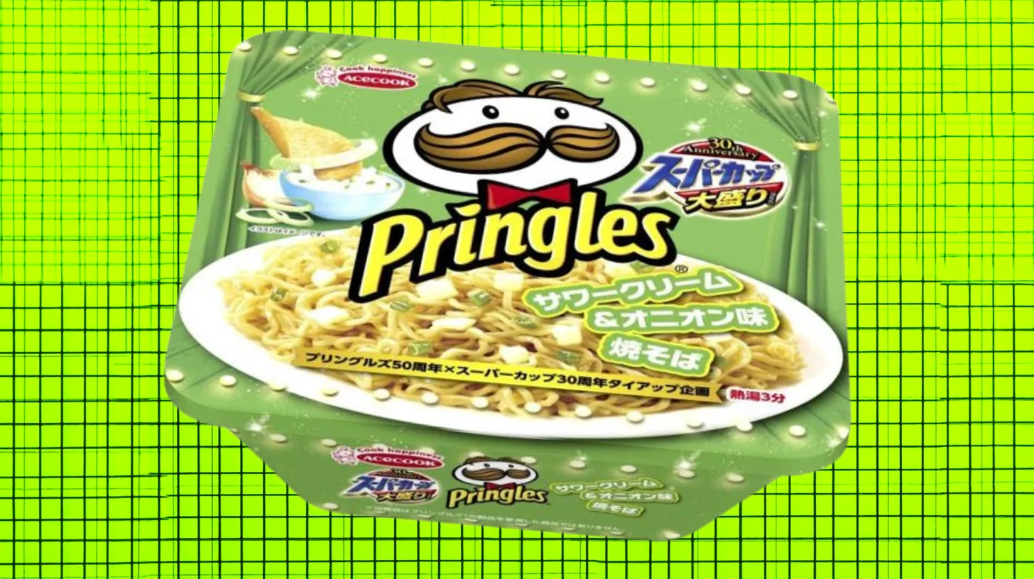 Acecook Pringles Sour Cream And Onion Ramen