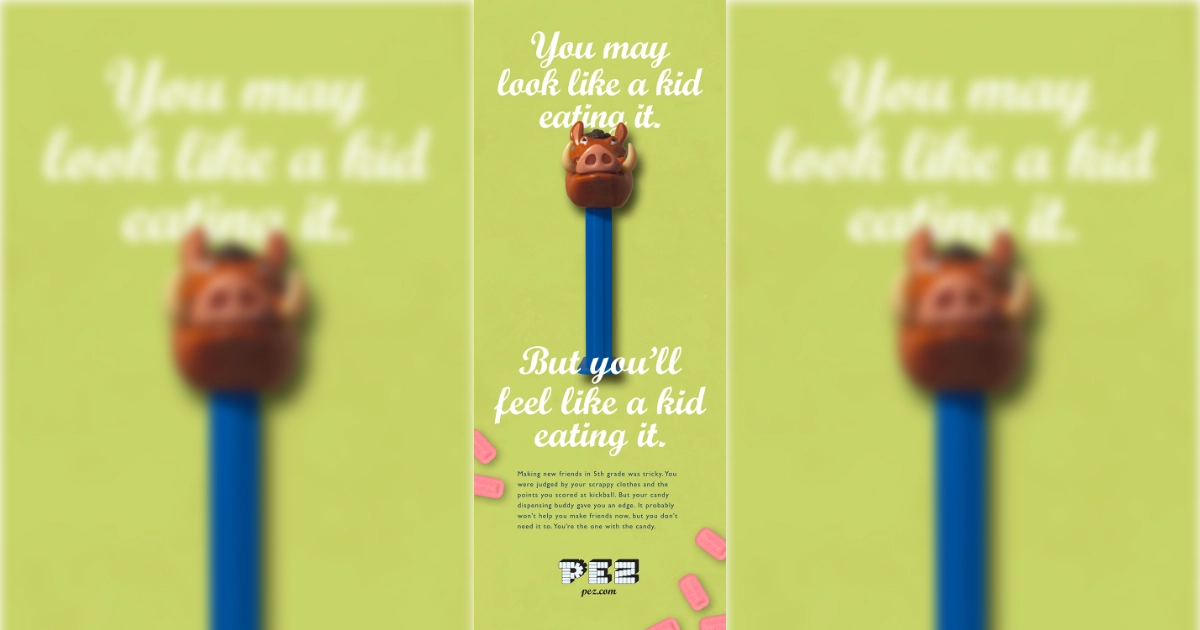 PEZ Pez Modern Ad