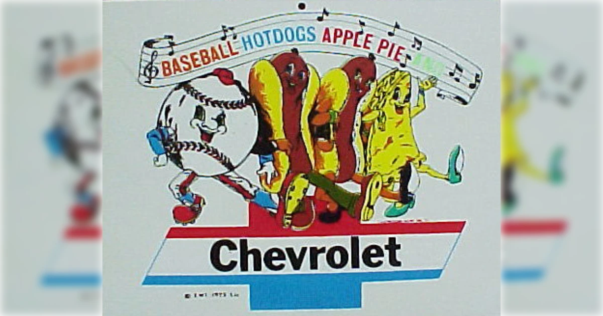 Chevrolet Baseball Hot Dogs Apple Pie And Chevrolet
