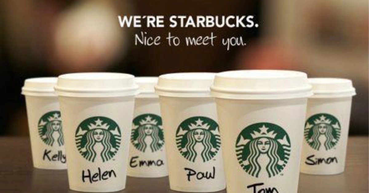 Starbucks What S Your Name