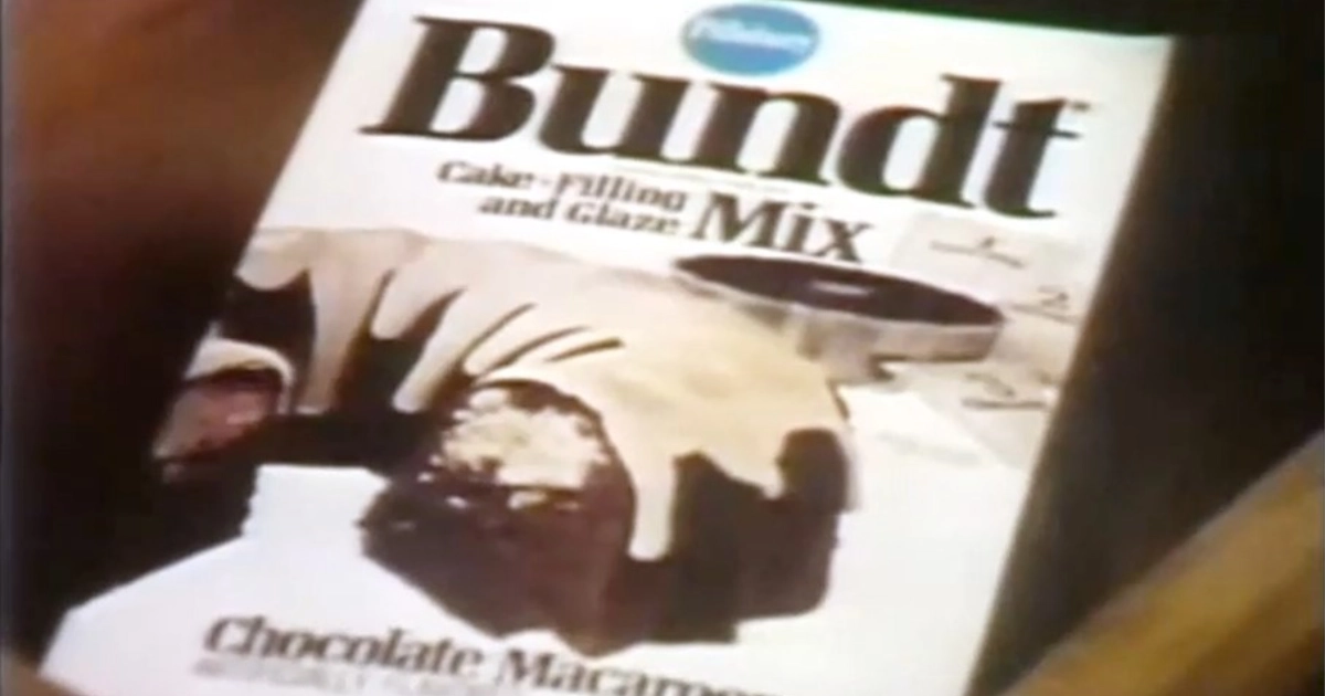 Pillsbury Chocolate Macaroon Tunnel Bundt Cake Mix