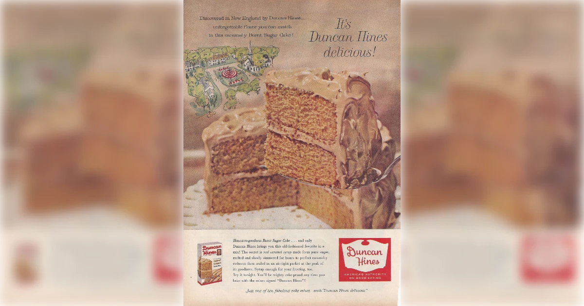 Duncan Hines Burnt Sugar Cake Mix